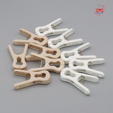 파스텔 일반 빨래 집게 소 10P / 색상랜덤발송, 카키 스카이블루, 10개