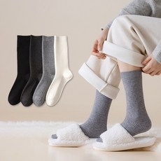 Wenyao 여성 양모 긴 양말 4개입