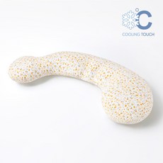 HUGSIE 好喜 涼感圖紋-花漾微光系列孕婦枕【金寶貝】, 舒棉款