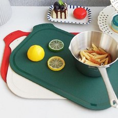 칼집잘안나는 TPU 쾌적 도마 대 1P 주방 양면 커팅보드, 1개, 대-레드