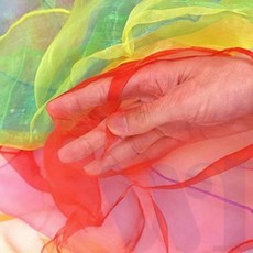 저글링 스카프 6색세트 유아체육 체육교구, 1개