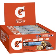 GATORADE 開特力 RECOVER 乳清蛋白棒 餅乾奶油口味 20g蛋白質, 12入, 80g