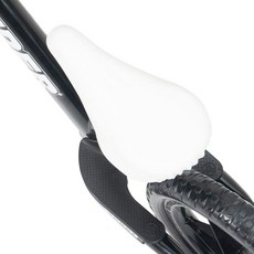 자전거 안장 쿠션 메모리폼 충격흡수 아이레 커버 스트라이더 페달 없는 킥보드 유아 스트라이더용 무지, 흰색