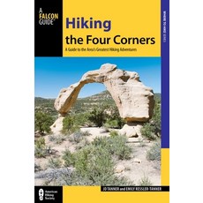 (영문도서)Hiking the Four Corners Paperback, Falcon Press Publishing, English, 9780762791941