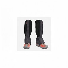 戶外防沙登山護腿套 男女通用綁腿雪套 防水徒步遠足露營滑雪防風防蟲護腿, 兒童款黑色