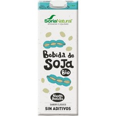 스페인 소리아 내추럴 소이 드링크 두유 드링크 음료 soria natural soy drink, 5개, 1L