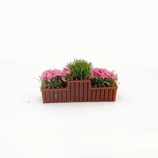 미니 꽃밭 화려한 모델 미니어처 사진 촬영 모래 테이블 인형집 DIY 공예 장식 데코, Q