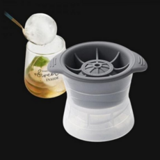 위스키 얼음틀 밀폐형 동그란 홈카페 아이스볼 메이커 아이스볼 냉동 주방 제조기, 소형