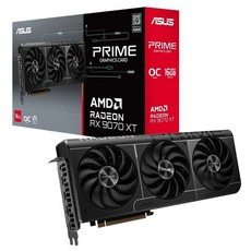 AS US Prime Radeon™ RX 9070 XT OC 版圖形卡 AMD PCIe 5.0 HDMI/DP 2.1 2.5槽設計 氣流技術 風扇滾珠軸承 雙 BIOS GP, RX9070XT-O16G