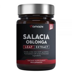아말라스 살라시아 올봉가 추출물 90 식물성 캡슐 아유르베다 유전자변형생물체 프리 AMALTH, AMALTH Salacia Oblonga 추출물 90, 1개