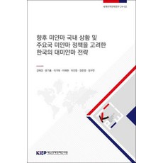 향후 미얀마 국내 상황 및 주요국 미얀마 정책을 고려한 한국의 대미얀마 전략, 향후 미얀마 국내 상황 및 주요국 미얀마 정책을 고.., 김예경, 문기홍, 이기태, 이재현, 이진영, 장준영.., 대외경제정책연구원, 김예경