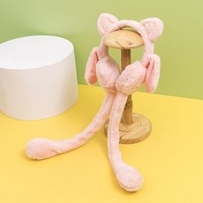 兒童耳罩冬季保暖可愛毛絨加厚女童網紅會動耳捂耳暖護耳套方便穿戴