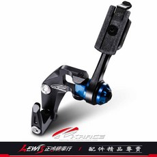Krace 凱銳斯 總泵掛勾手機支架 CNC手機架 適用於機車, 藍色,​外露總泵車款
