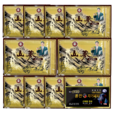 국산 산삼 한방 패드 10팩 붙이는 건강 파스 대용량 250매+동전 자기패치