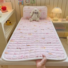 어린이 순면 이불 패드 어린이집 낮잠 아기 토퍼 침대 패드, 핑크 패드