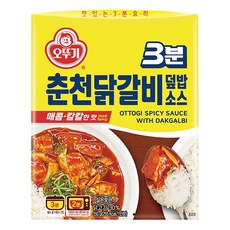 오뚜기3분 춘천닭갈비 덮밥소스, 150g, 6개