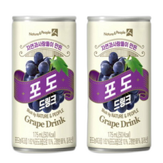 포도 드링크 과즙음료 xx(총), 175ml, 3개