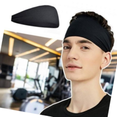 헤어밴드 헬스 런닝 각종 스포츠 블랙 URK-257