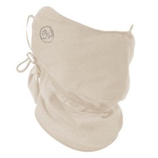 GowoonGolf 彩虹緞帶高爾夫口罩, 米色