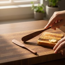 은공이네 우드 버터 나이프 2p 우드커트러리