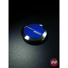 【PP保勁國際】 WORK EMOTION 中心蓋(平-銀圈藍面), 1個, 單個