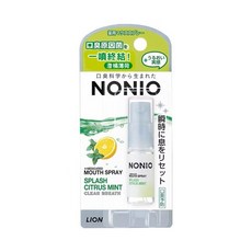 日本獅王NONIO終結口氣淨涼噴劑, 1個, 澄橘薄荷 5ml(綠)