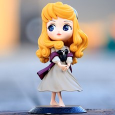 디즈니 피규어 큐포스켓 케이크 베이킹 장식품 백설공주 신데렐라 엘사 안나 인어공주, 1개