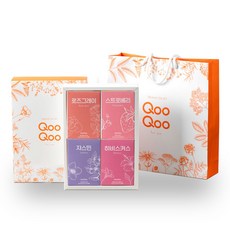 쿠우쿠우 티 선물세트 [스트로베리 10p+로즈그레이 10p+히비스커스 10p+쟈스민 10p], 1개, 로즈그레이+스트로베리+자스민+히스비커스