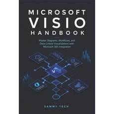 (英文圖書)Microsoft Visio Handbook: A Step-by-Step Guide to Flowcharts Swimlanes Org Cha... 平裝版, Independently Published, 英文