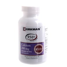 KIRKMAN 鈣質膠囊 200mg, 120顆, 1罐