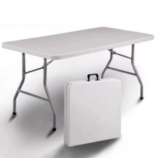 리빙체인지 접이식 야외 테이블 1800, 블루