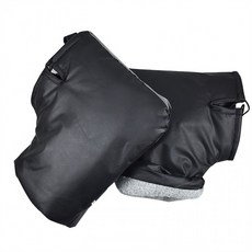 바이크 자전거 킥보드 핸들 방수 가죽 방한 토시 워머, 가죽핸들워머