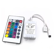 12V 24Key led rgb IR RF 적외선 무선 제어 3528/2835/5050 LED 12V 24 키 무선 제어, 01 24key
