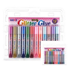 반짝이풀 크롬쉘 12색 10.5mlx12색, 1개, 1