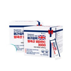 렉스팜 메가임팩 영국산 비타민C 3000 100포 뉴트리웰라이프, 100개, 3g
