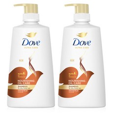 도브 대용량 너리싱 오일 케어 샴푸 680ml 2개