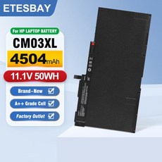 ETESBAY CM03XL 노트북 배터리 HP EliteBook 740 G1 G2 ZBook 14 15u HSTNN-IB4R 11.1V 50WH, 01 China Mainland