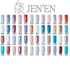 JEN’EN凝膠指甲油，色彩飽和持久，輕鬆打造專業級美甲效果, 707, 1個
