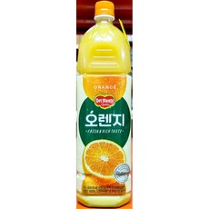 오렌지주스(델몬트 1.5L) 업소용 오렌지 음료수, 1.5L