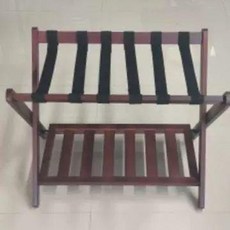 러기지랙 가방거치대 호텔 영상 거치대 객실 펜션 정리대, 1단, 와인 레드 업그레이드