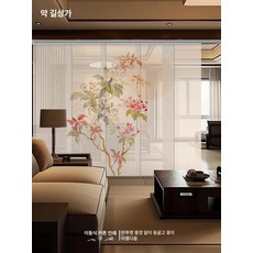 전통 인테리어 파티션 칸막이 식당 공간분리 스타일 한옥, 1개, 기본 색상
