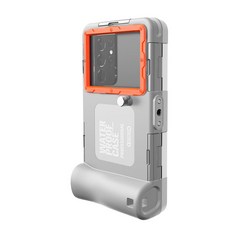 하푼 핸드폰 수중촬영 잠수 스노클링, 그레이-오렌지, 1개