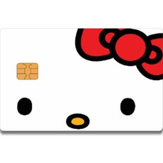 키티 카드스티커 체크카드 신용카드 교통카드 꾸미기 카드커스텀 리폼 산리오 카드스킨, 1개, 2번