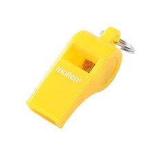 molten 哨子 裁判哨 高音哨 海豚哨 教練哨 籃球哨 排球哨 足球哨 登山哨, WHIY 黃色, 1個