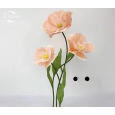 웨딩 인테리어 촬영 세트 화보 꽃 나뭇잎 나무 인조, 샴페인 [단일 받침 세트]