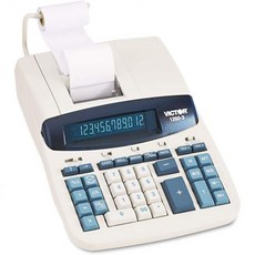 프린팅계산기 프린트 프린터 환전 회계 인쇄 빅터 1260312 디지트 헤비듀티 상업용 계산기