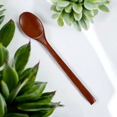7day 로즈우드 옻칠 티스푼(대) 디저트 숟가락, 1개
