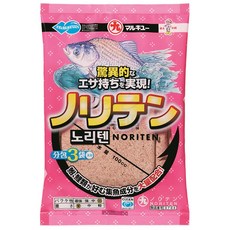 붕어 잉어 민물 바닥낚시용 마루큐 노리텐 입질용 떡밥 대물낚시 미끼, 3개, 45g
