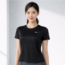나이키 여성 운동복 드라이 핏 통풍성 메쉬 헬스 러닝 기능성 반팔 티셔츠
