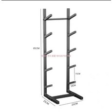 스케이트보드 진열대 롱보드 고정형 거치대 3단 디스플레이 선반 전시대 걸이 스탠드형, 1개, 3. 바닥형 5단